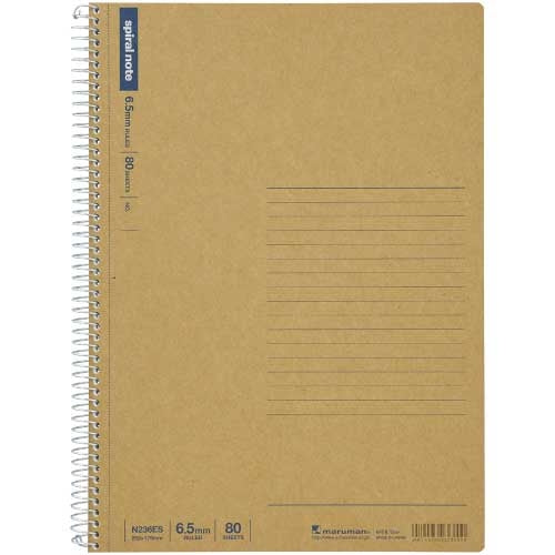マルマン スパイラルノート80枚 6.5mm N236ES 4979093236800