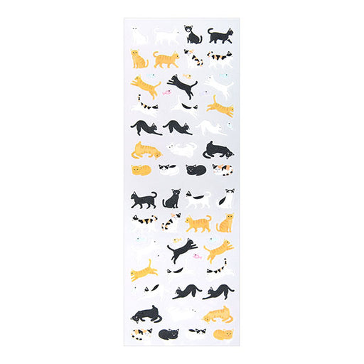 82277006 ミドリ シール 小さなネコ柄 82277 デザインフィル 4902805822770（10セット）