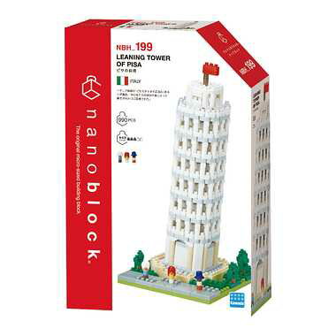 Kawada NBH_199 Nanoblock Menara Condong Pisa 4972825216743