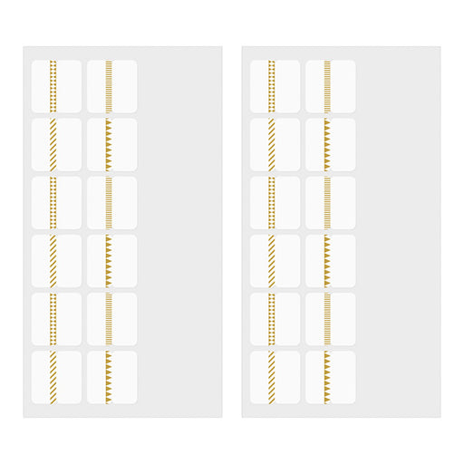 ミドリ インデックスラベルチラットパターン 82319006 4902805823197（10セット）