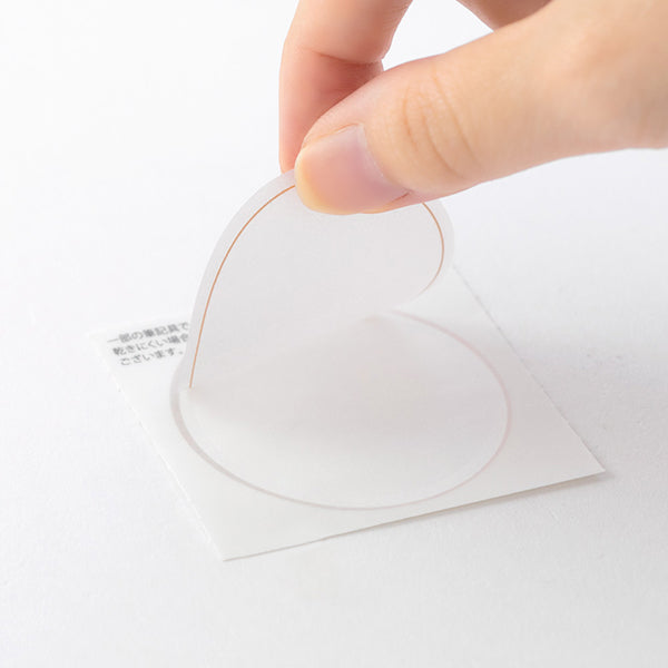 82510006 OS カラー色紙用シール半透明 82510 デザインフィル 4902805825108（10セット）