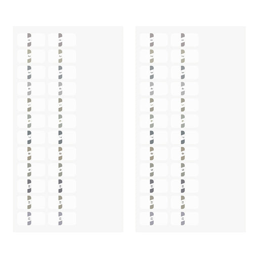 ミドリ インデックスＳチラットスウジグレー 82604006　4902805826044（10セット）