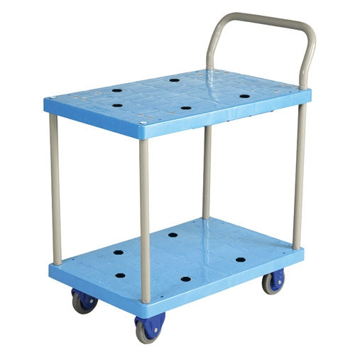 PLUS（プラス）オフィス家具 環境静音2段台車 NP-104GS　4546678001896