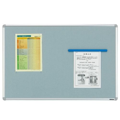 PLUS（プラス）オフィス家具 アルミ枠掲示板 TB-23A 900×600mm　4546850003526