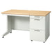PLUS（プラス）オフィス家具 片袖机 RJ-127A-3 ホワイトメープル 引出A　