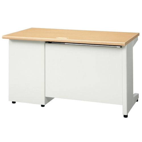 PLUS（プラス）オフィス家具 片袖机 RJ-127D-3 ホワイトメープル 引出D　