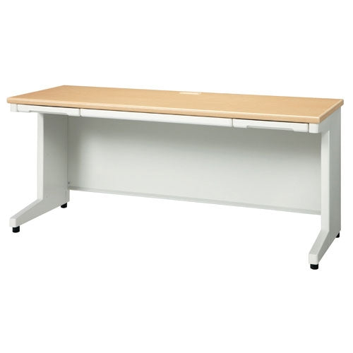PLUS（プラス）オフィス家具 平机 RJ-166H WM/W4 ホワイトメープル　