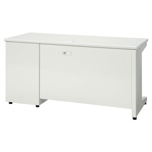 PLUS（プラス）オフィス家具 片袖机 RJ-146A-3 ホワイト 引出A　