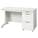 PLUS（プラス）オフィス家具 片袖机 RJ-126A-3 ホワイト 引出A　