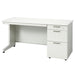 PLUS（プラス）オフィス家具 片袖机 RJ-146D-3 ホワイト 引出D　