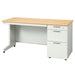 PLUS（プラス）オフィス家具 片袖机 RJ-146D-3 ホワイトメープル 引出D　