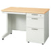 PLUS（プラス）オフィス家具 片袖机 RJ-106D-3 ホワイトメープル 引出D　