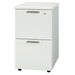 PLUS（プラス）オフィス家具 脇机2段 RJ-046D-A2 ホワイト 引出D　