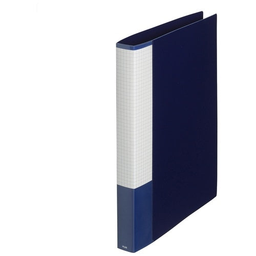 プラス 2リングファイルFC-102RF A4S 29mmネイビー 4977564338473