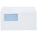 Smart Value Envelope with Window Length 3 Horizontal White Kent 100 Sheets with Glue P028J-WS 4547345037712