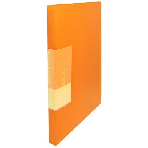ビュートン スリムクリヤーブック40P FCB-A4-40OR 橙 4996297301776
