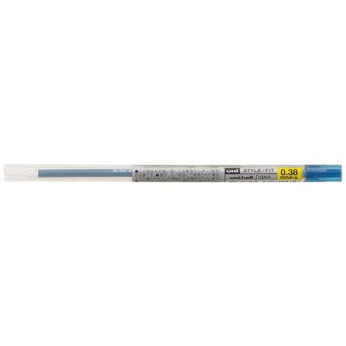 Mitsubishi Bleistift Gelmine 0,38 mm UMR10938.64 Blau Schwarz 4902778093146