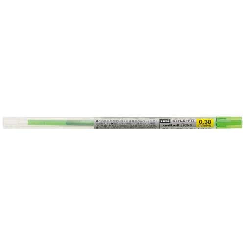 三菱鉛筆 ゲル替芯0.38mm UMR10938.5 ライムグリーン 4902778093030