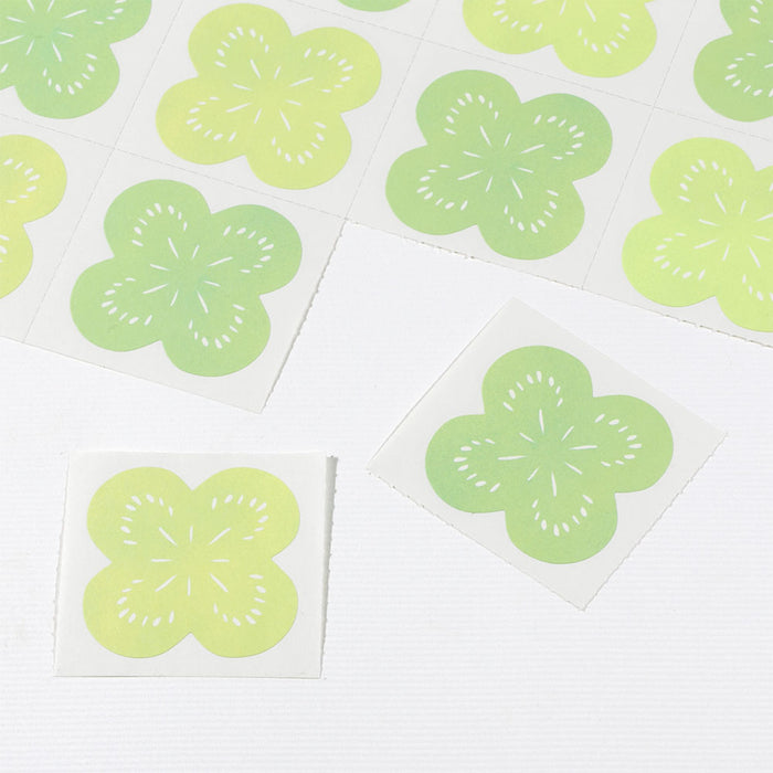 Midori/83711006_Color papier coloré autocollant motif trèfle/4902805837118