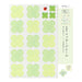 MIDORI ミドリ カラー色紙用シール クローバー柄 83711006 デザインフィル 4902805837118