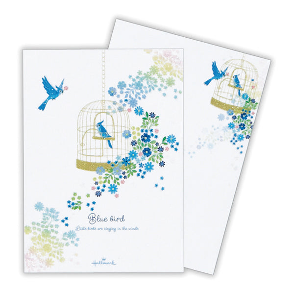 Japan Hallmark Hitokoto Aoi Tori 4 8​​39529 4961099839529（6 套）
