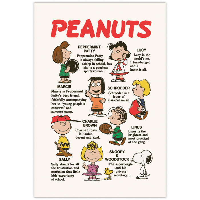 Japan Hallmark Snoopy UV-behandling 75th Friends [Postkort/1 stk pr. mønster/PEANUTS Comics 75th Anniversary] 841706 4961099841706 (sæt med 6)