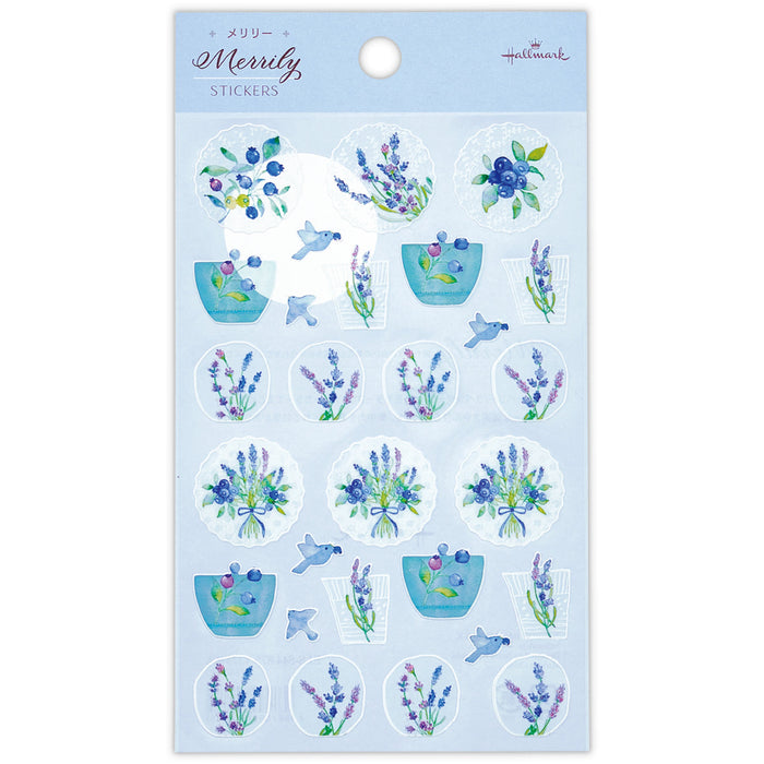 Marchio distintivo del Giappone Merrily Seal Blue [Merrily/Nakanishi Izumi] 844875 4961099844875 (6 set)