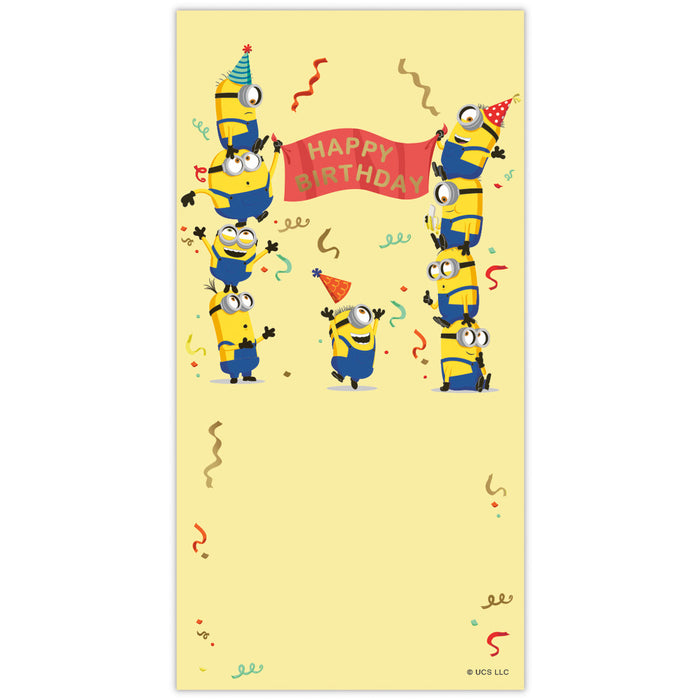 日本ホールマーク 誕生日 ミニオンズ【お誕生日御祝／封筒】 844912 4961099844912（6セット）
