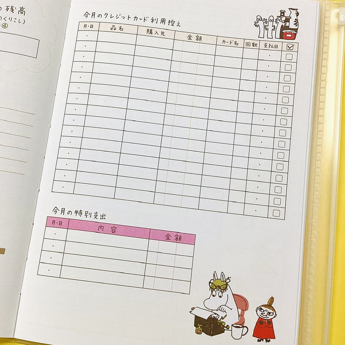 Japan Hallmark Moomin Little My Snack Time [Libro dei conti familiare semplice e rinfrescante/Nessun tipo di data] 847968 4961099847968 (Set di 6)