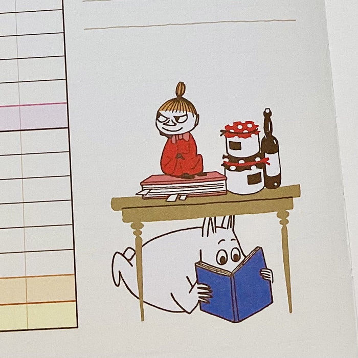 Japan Hallmark Moomin Little My Snack Time [Libro dei conti familiare semplice e rinfrescante/Nessun tipo di data] 847968 4961099847968 (Set di 6)