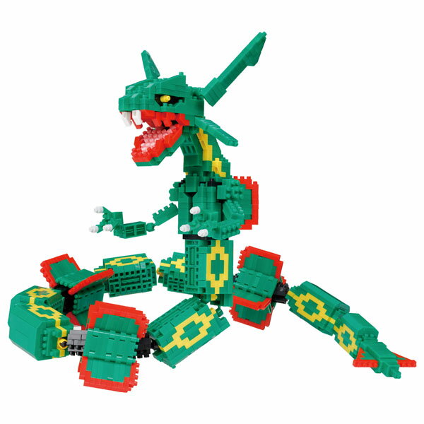 Kawada NBPM_074 Pokemon nanoblocco Rayquaza Extreme DX 4972825220481
