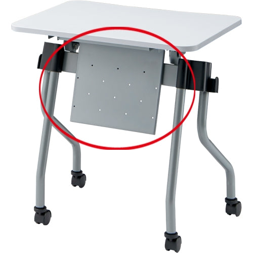 PLUS（プラス）オフィス家具 テーブル NTA用幕板 NTA-P07 シルバー　4942646163755