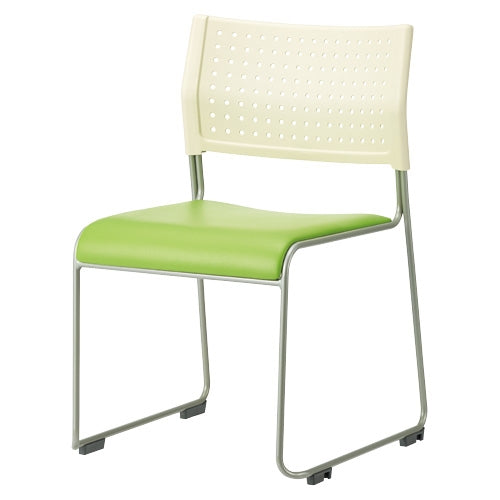 PLUS（プラス）オフィス家具 会議イス ASL-110PV-GR グリーン　4550537125357