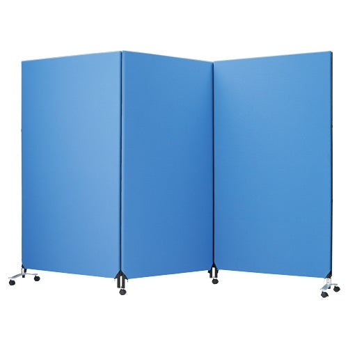 PLUS（プラス）オフィス家具 ZIP2 衝立 YSNP-3000LFP ブルー 防炎　