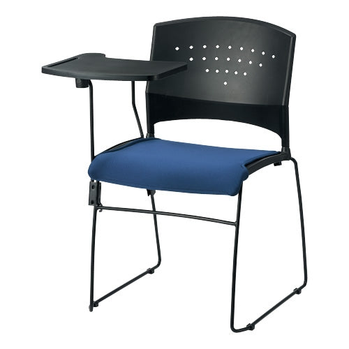 PLUS（プラス）オフィス家具 会議イス GK-CM10R ネイビー メモ台付　