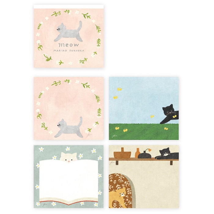 Peacock Expressionsha Block Memo MEOW 22-887 4961187228877 (5 sæt)