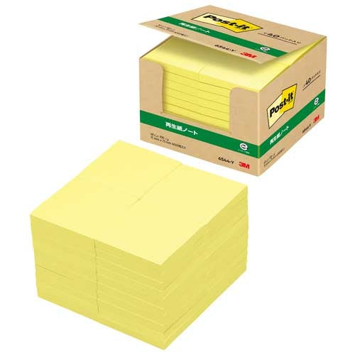 สมุดโน๊ต Post-it 3M Japan เชิงพาณิชย์ 6544-Y สีเหลือง 4549395032488