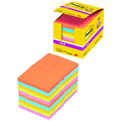 3M Japan Post-it stark klebende Haftnotiz für den gewerblichen Gebrauch 5004SS-NE gemischte Farbe 4549395032532