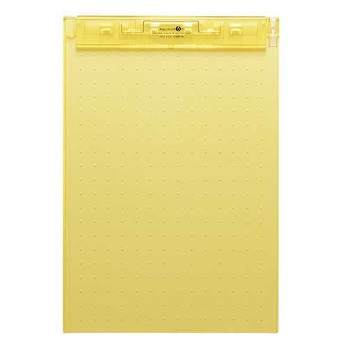 LIHITLAB. 超薄型クリップボードA4E黄 A-5067-5 4903419816698