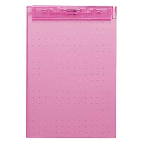 LIHITLAB. 超薄型クリップボードA4E赤 A-5067-3 4903419816681