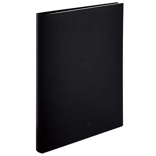 LIHITLAB. クリヤーブック交換式 N-5016-24 A4S 黒 4903419321802