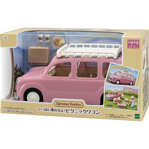 Epoch V-06 Sylvanian Families Je kunt er veel op rijden! Picknickwagen 4905040143365