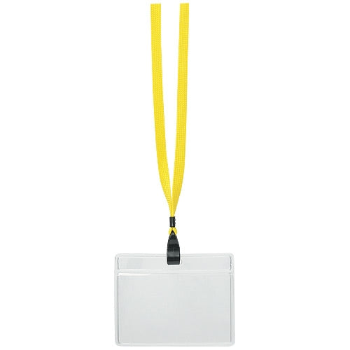 スマートバリュー 再生ループ式名札 黄10枚 B650J-Y 4547345043102