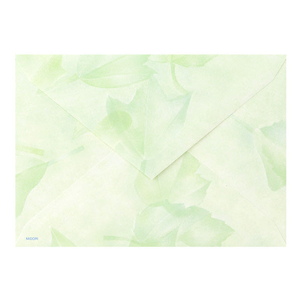 ミドリ レターセット 森色ノキモチ 86100006（10セット）