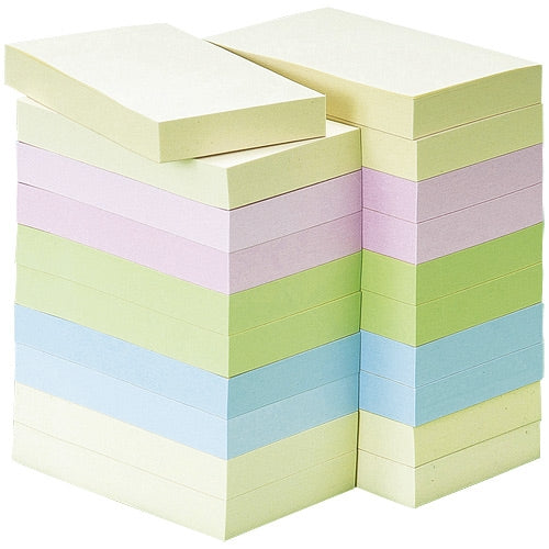 Smart Value Sticky Notes 75 x 50mm Mixed Colors 100 Sheets x 20 Books P511J-M-20 4547345046141