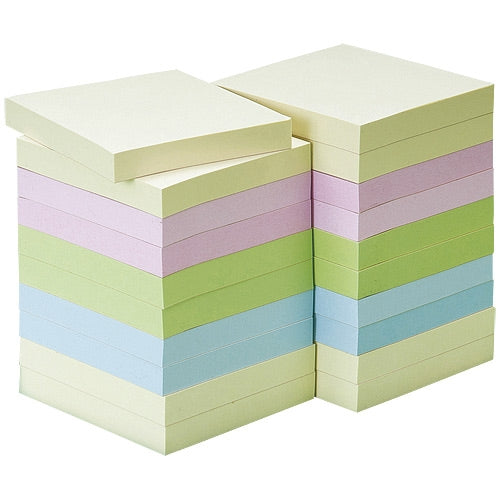 Smart Value Sticky Notes 75 x 75mm Mixed Colors 100 Sheets x 20 Books P512J-M-20 4547345046165