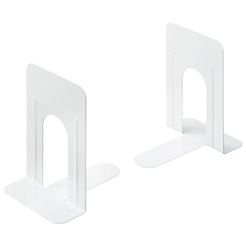 スマートバリュー ブックエンドLL白1組(2個入) B169J-LL-WH 4547345048671