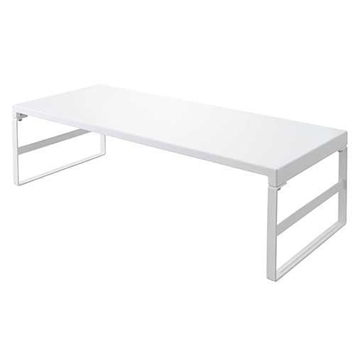 LIHITLAB. 机上台590mmハイ A-7333-0 白 4903419817596