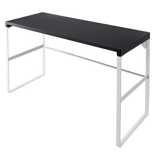 LIHITLAB. 机上台590mm トールタイプ A-7336-24 黒 4903419817640