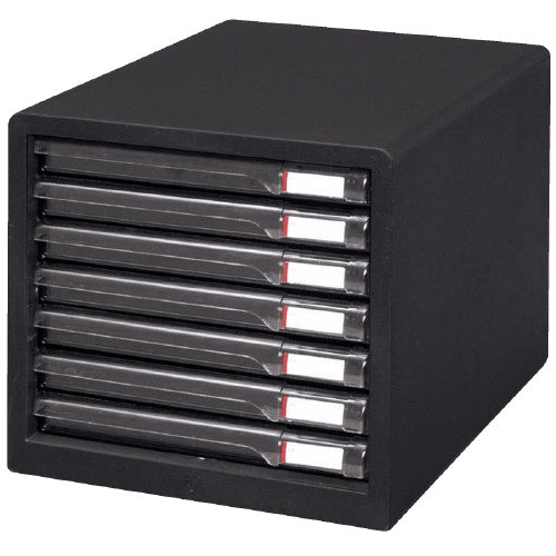 アイリスオーヤマ レターケーススリム7段 L-7SR Dグレー 4905009542598